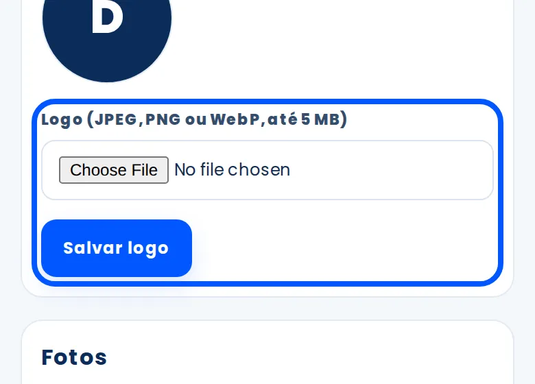 Área Logo contornada